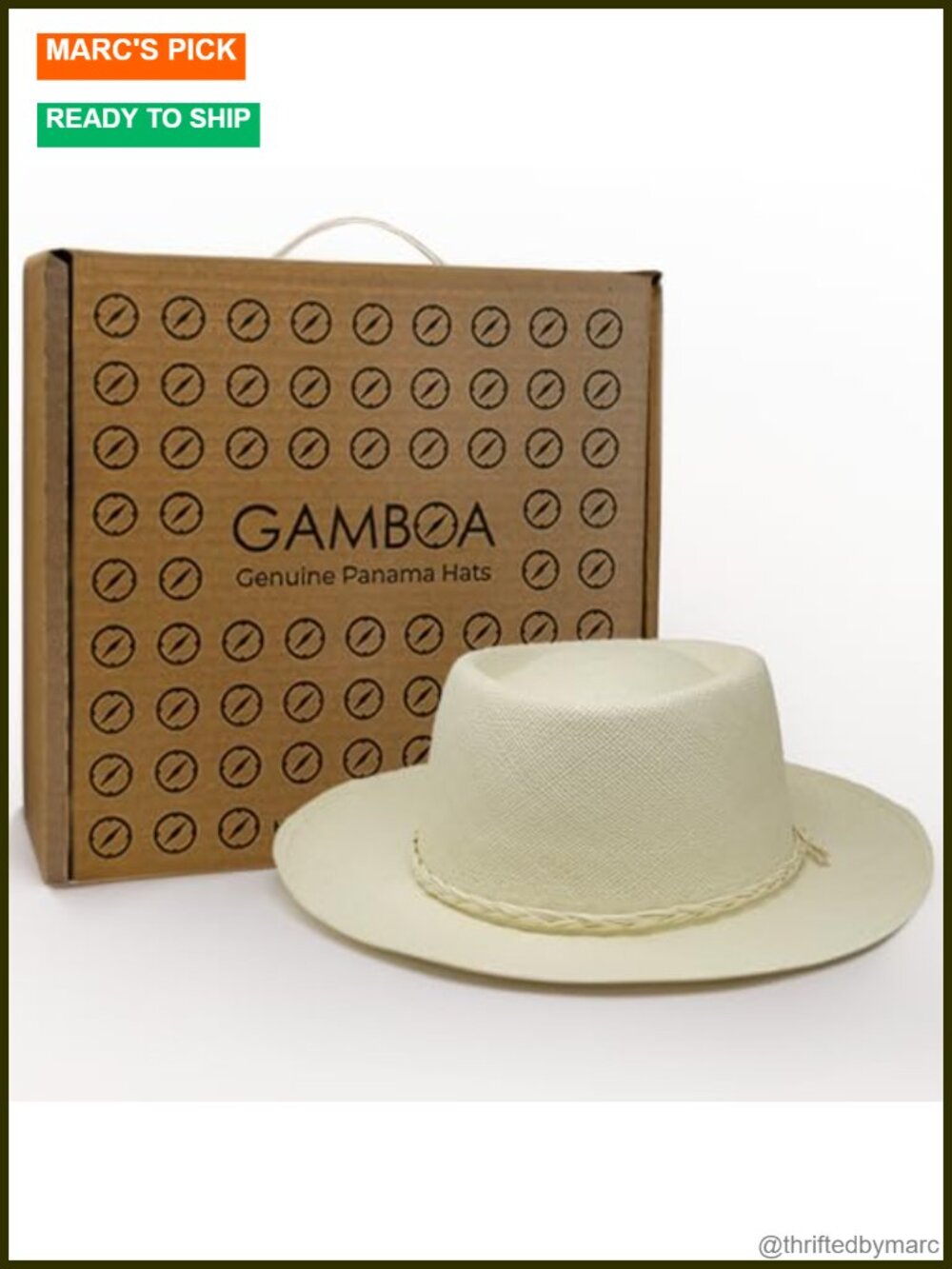 Handmade Panama Hat Fedora Straw UPF 50+ Sun Protection - Picture 5 of 5